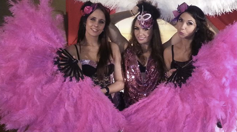 Feest vieren burlesque