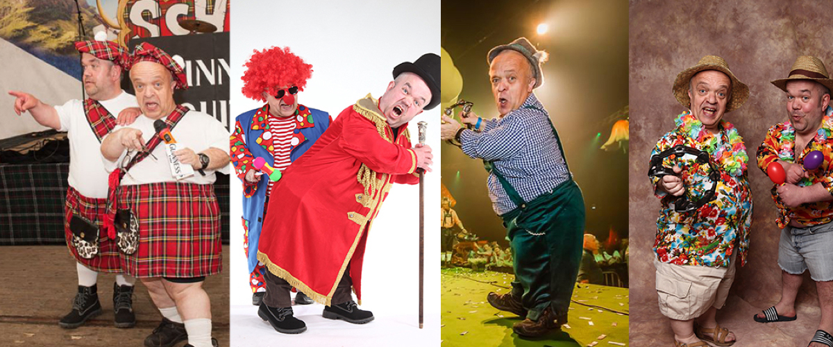 Lilliputters voor diverse komische acts